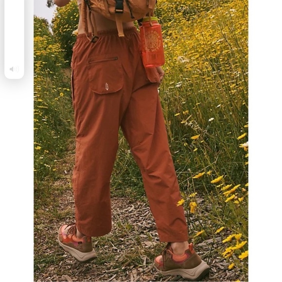 Free People Fly By Night Parachute Baggy Lightweight Pants Size Small Nwot - Picture 6 of 11